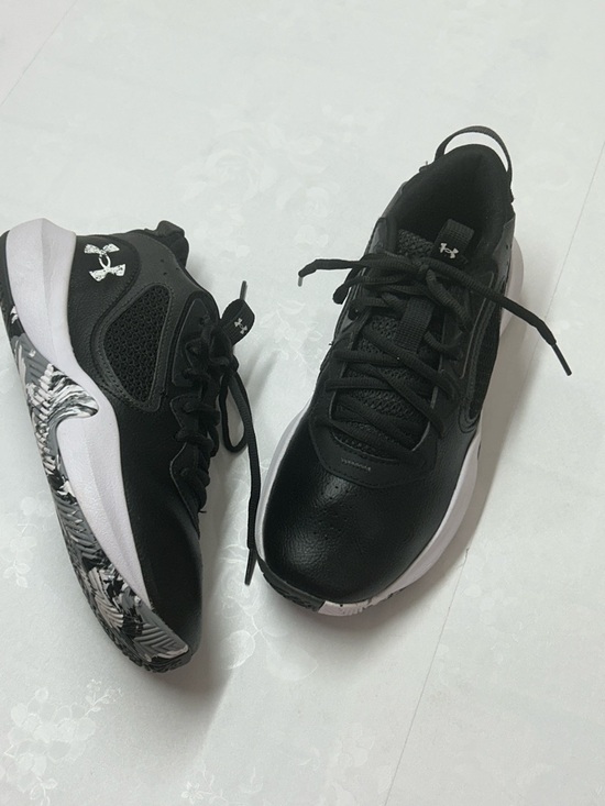Under Armour Shoes - Under Armour Women's Black and White Athletic Sneakers with Patterned Outsole